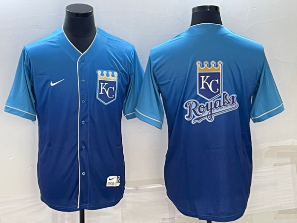 Kansas City Royals  Nike Navy Light Blue Color