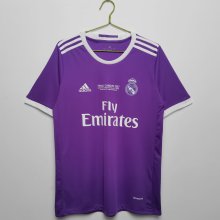 16/17 Real Madrid Away Retro Jersey With Finl Letters