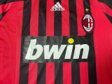 07/08 AC Milan Home Retro Jersey Long Sleeve