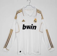 11/12 Real Madrid Home Retro Jersey Long Sleeve