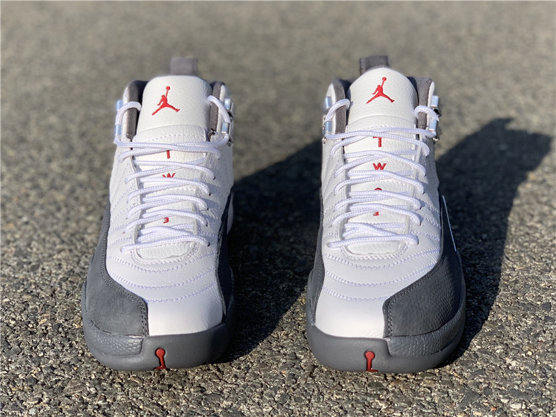 jordan 12 white grey
