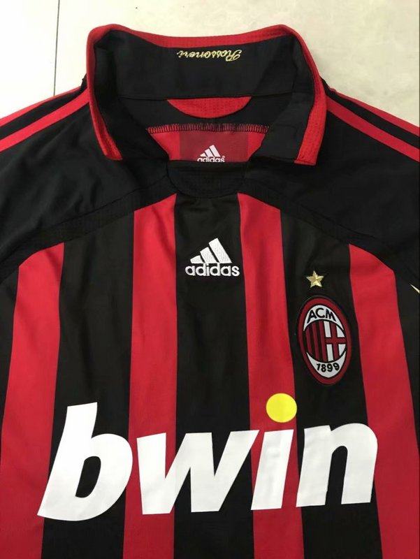 Ac Milan Retro Classic 2006 2007 Home Soccer Jerseys By Aclotzone