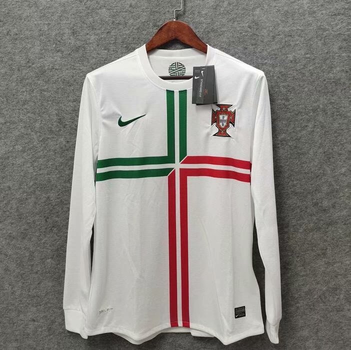 Portugal 2012 away long sleeve Soccer Jersey