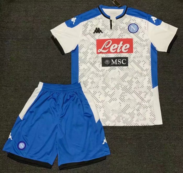 20/21 Napoli white soccer jersey