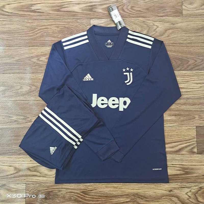 21 Juventus blue long sleeve football shirt