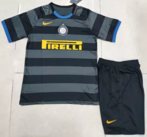 20 21 Inter Milan Kids Third Soccer Jersey And Short Kit