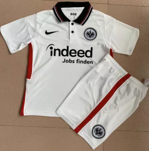 20 21 Eintracht Frankfurt Away Soccer Jersey And Short Kit