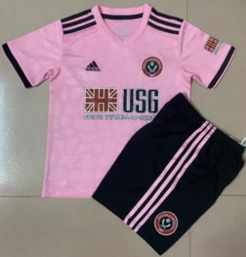 20 21 Sheffield United Away Soccer Jersey And Short Kit