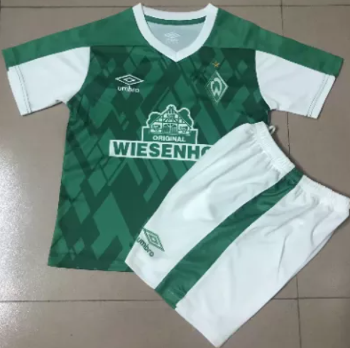20 21 Werder Bremen Home Soccer Jersey And Short Kit