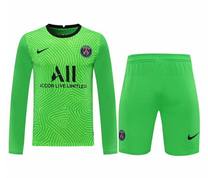 20/21 PSG Green Long Sleeve Goalkeeper 