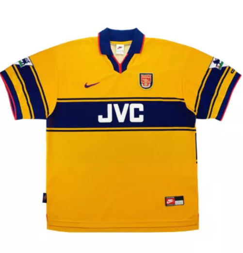 arsenal 1997 away kit