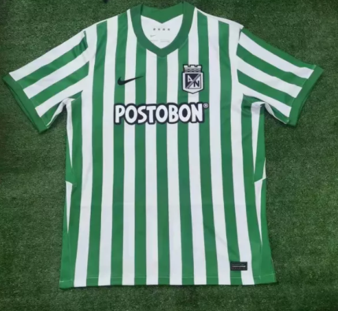 21 22 New Adult Thai Version Atletico Nacional Home Green Club Soccer Jersey Football Shirt
