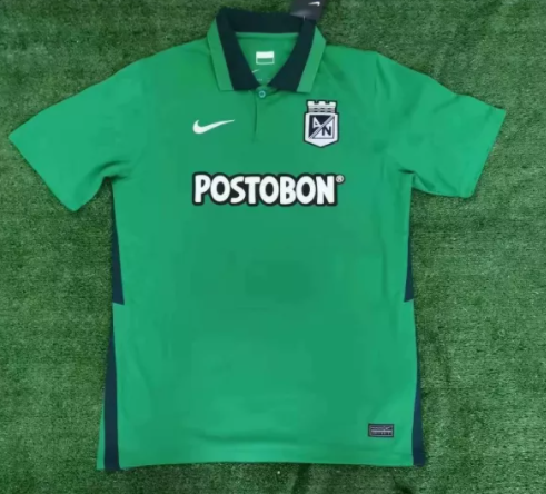 21 22 New Adult Thai Version Atletico Nacional Away Green Club Soccer Jersey Football Shirt