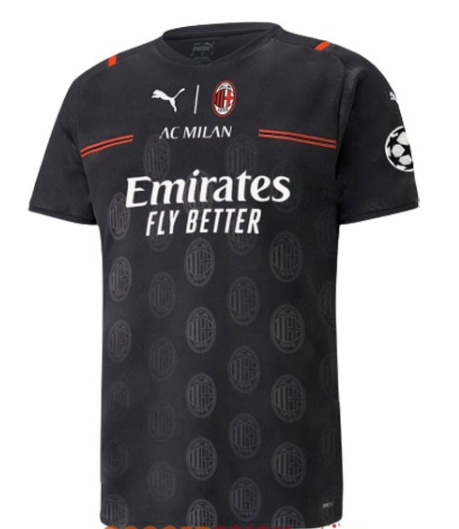 ac milan shirt 2022