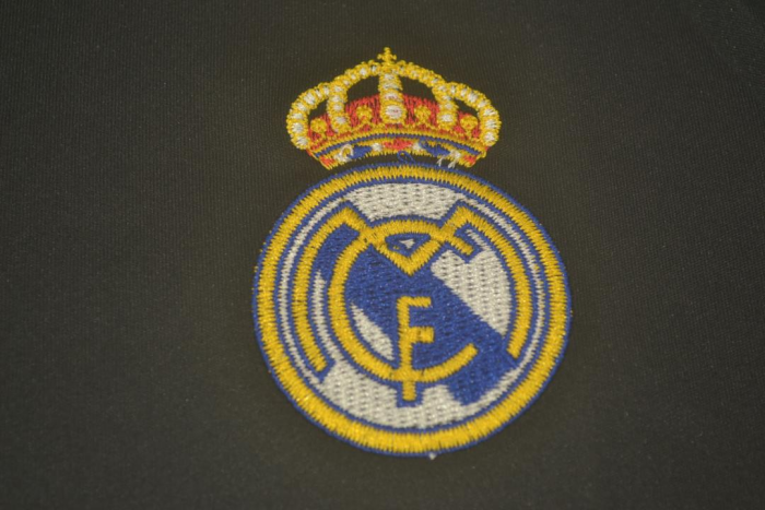 Real Madrid 02/03 Away Black Soccer Jersey