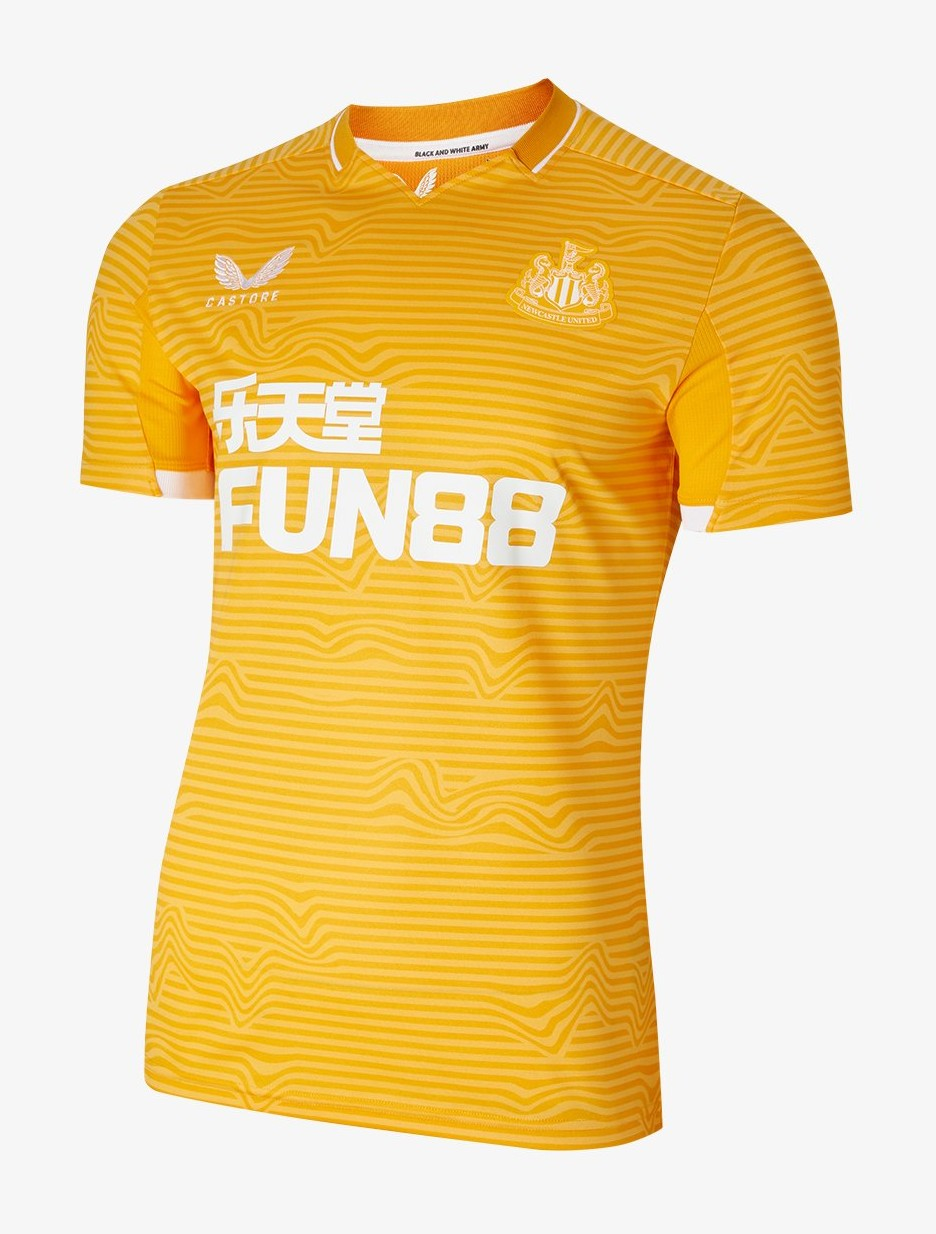 newcastle yellow away kit