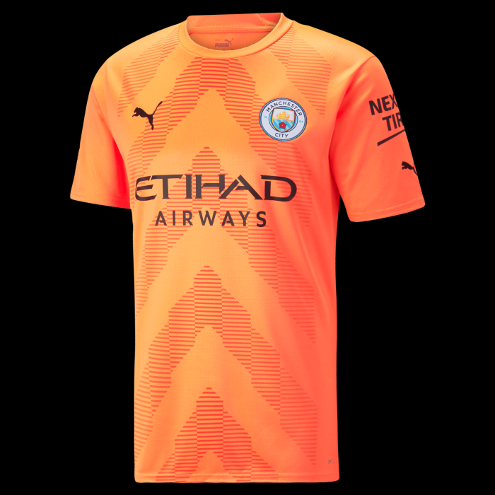 Manchester City 22/23 GK Orange Soccer Jersey