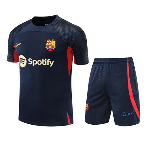 Barcelona 22/23 Navy Blue/Red Training Kit Jerseys