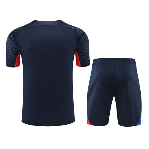 Barcelona 22/23 Navy Blue/Red Training Kit Jerseys