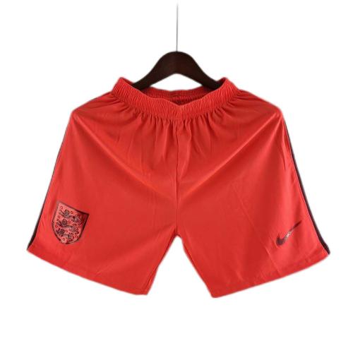 England 2022 Away Red Soccer Shorts