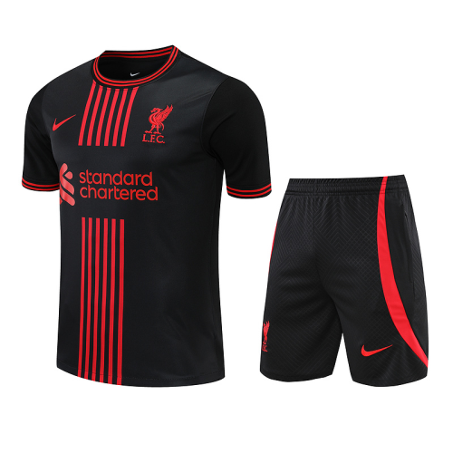 Liverpool 22/23 Red/Black Training Kit Jerseys