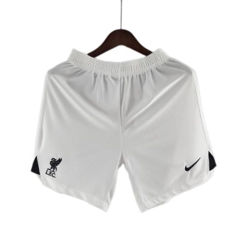 Liverpool 22/23 Away White Soccer Shorts