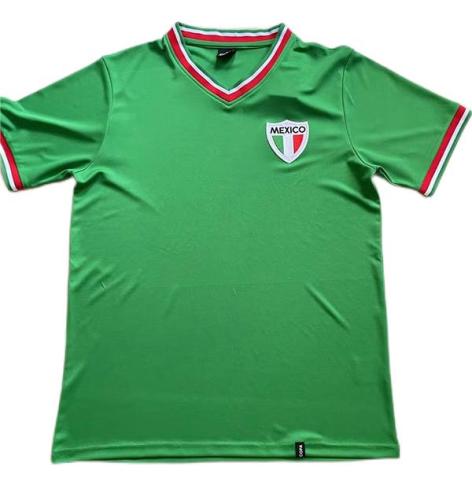 Mexico 1970 Home Soccer Jersey