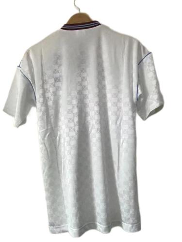Westham 89/90 Away White Soccer Jersey