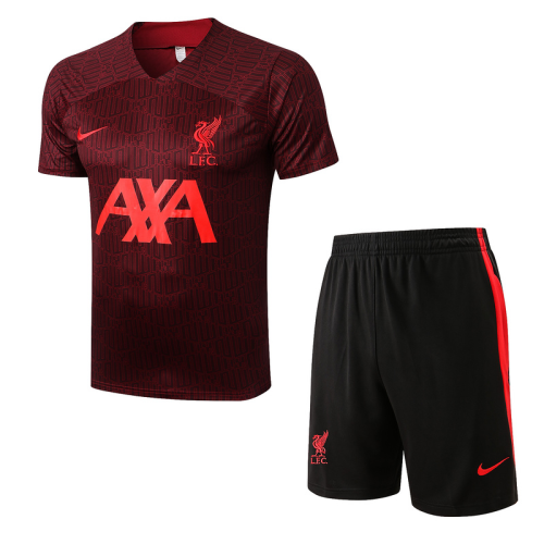 Liverpool 22/23 Dark Red Training Kit Jerseys