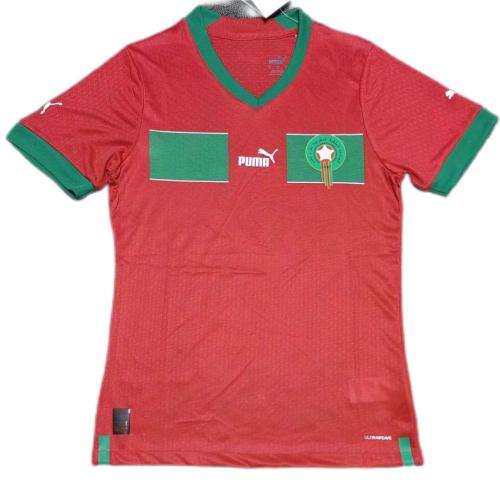 Morocco 2022 World Cup Home Jersey(Player)