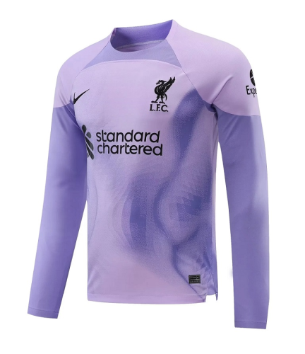 Liverpool 22/23 GK Light Purple Long Jersey