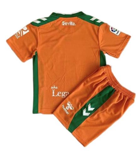 Kids-Real Betis 22/23 Third Orange Soccer Jersey