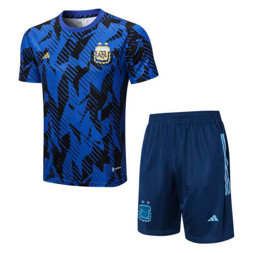 Argentina 22/23 Blue/Black Training Kit Jerseys