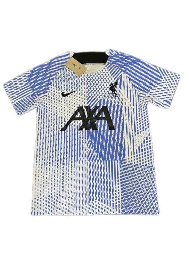 Liverpool 22/23 White/Blue Training Jersey
