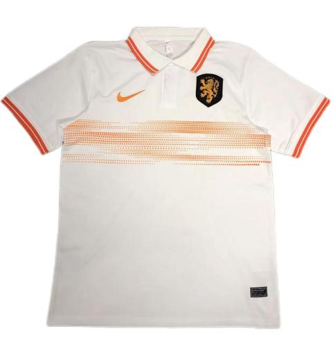 Netherlands 2022 White/Orange Polo Shirts