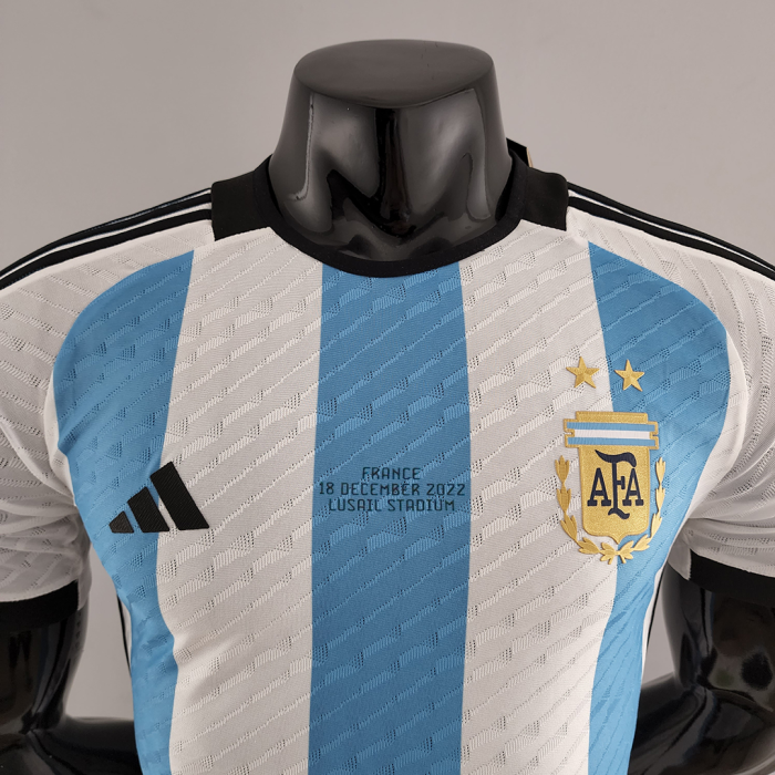 Argentina 2022 World Cup Home Final Jersey(Player)