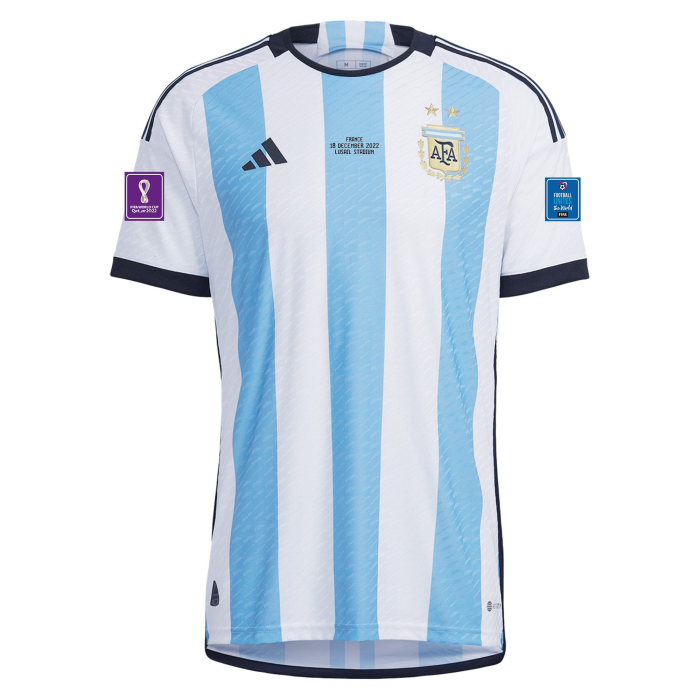 Argentina 2022 World Cup Home Final Jersey(Player)