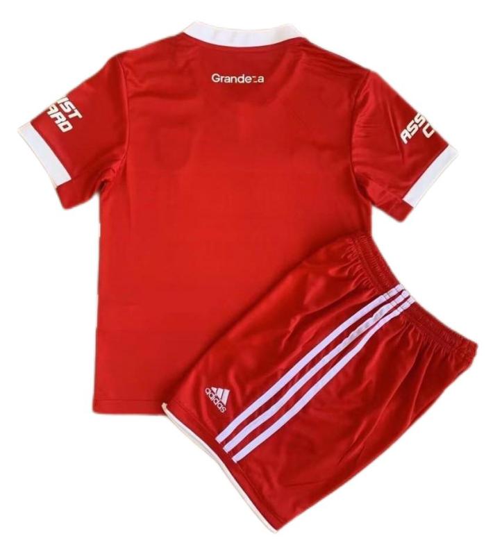 Kids-River Plate 22/23 Away Red Soccer Jersey