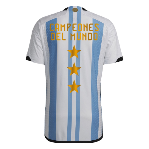 Argentina 2022 World Cup Home 3 Star Champion(Player