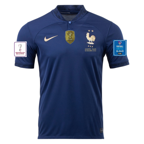 France 2022 World Cup Home Final Soccer Jersey