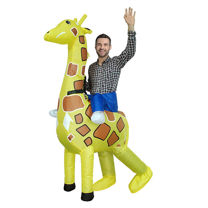 Adult Inflatable Giraffe Costume Halloween Costumes For Men Women Blow