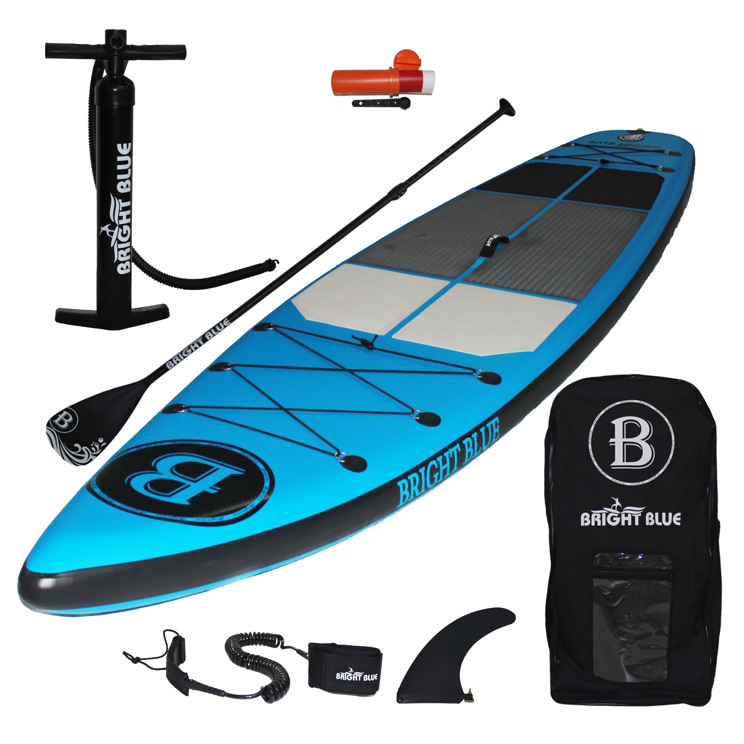 US 549.99 BRIGHT BLUE Fusion All Round Inflatable Stand Up Paddle