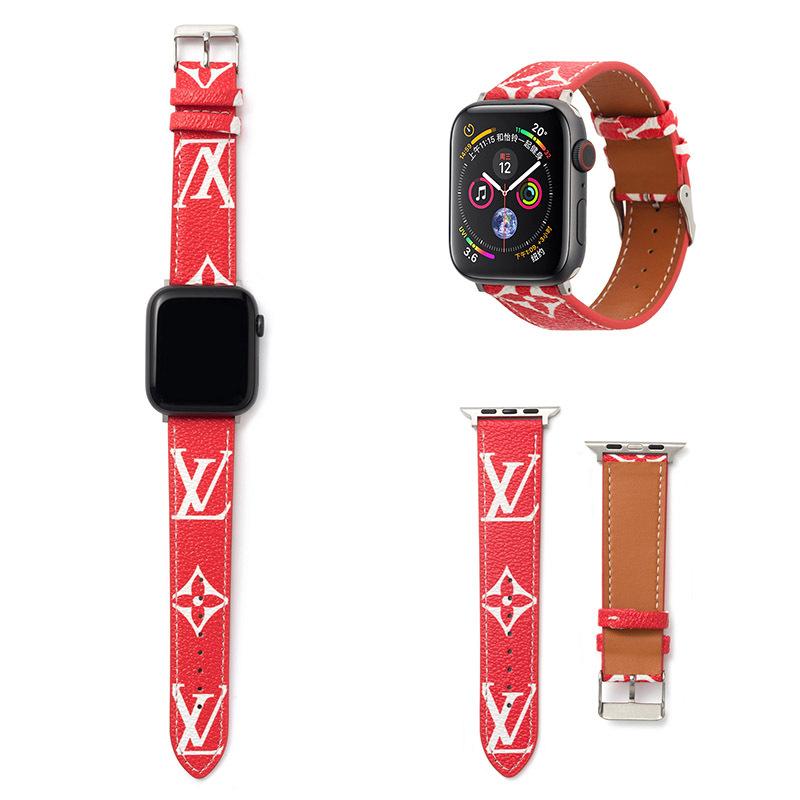 US$ 15.88 - LV X SUP RED APPLE WATCH BAND - www.paulmartinsmith.com