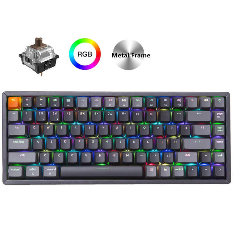 Keychron K2 C V2 Wireless Bluetooth USB Mechanical Keyboard Aluminum ...