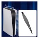 Carbon Fiber Waterproof and Dust Net Frosted Material Center Cover Protection for PS5 Game Console