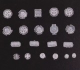 Transparent Complete Key Button Accessoires for Switch Left and Right Joycon Controller