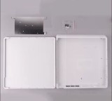 Replacement Top + Bottom Housing Case with Screwdriver for PS4 Slim Console CUH-2000 - White