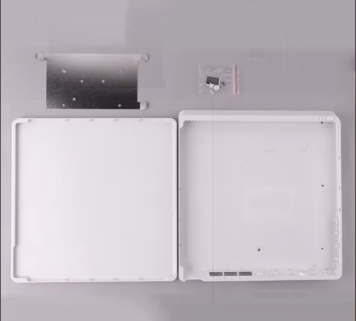 Replacement Top + Bottom Housing Case with Screwdriver for PS4 Slim Console CUH-2000 - White