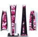 New Many Colors Sticker Skin For Game Console Controller Middle Optical Strip Skin Stickers Decals For PS5 Skins