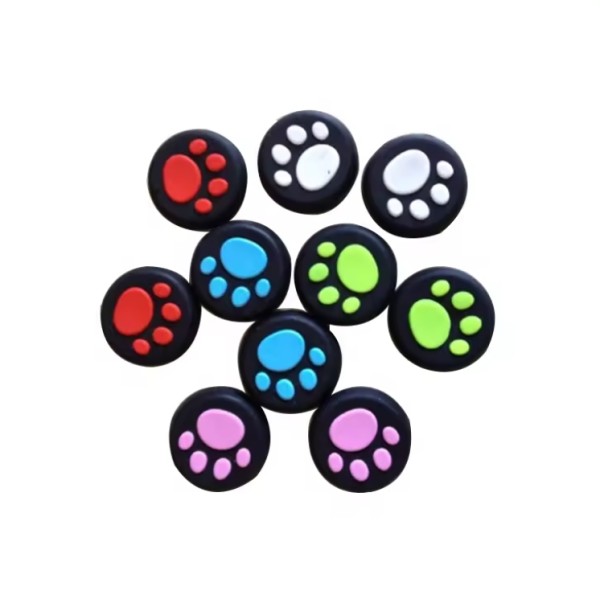 New design good quality Cat Claw Design Anti-slip Silicone Thumb Stick Grips Caps for PS4/PS3/XBOX360 Controller